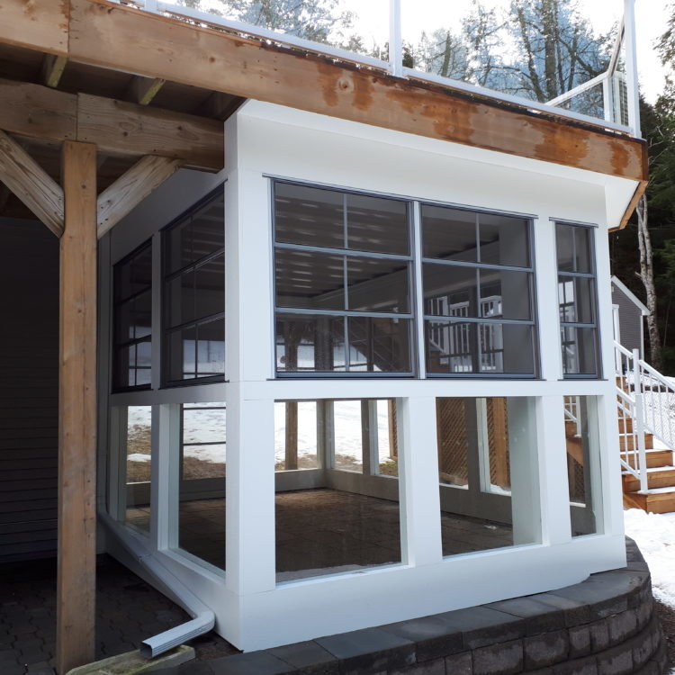White Finish Screen Porch 6