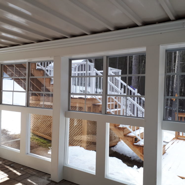 White Finish Screen Porch 2
