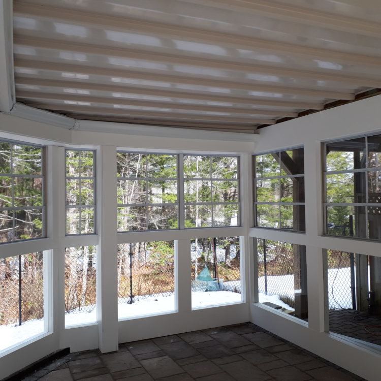 White Finish Screen Porch 3
