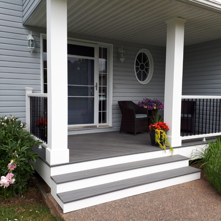 Trex Composite Front Porch Remodel 5