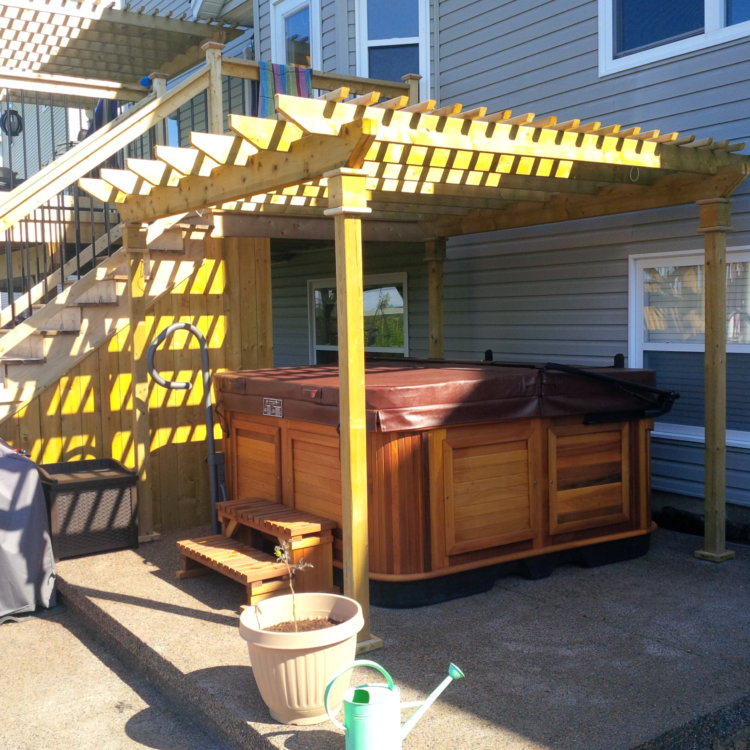 Hot Tub Pergola 4