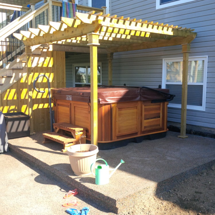 Hot Tub Pergola 2