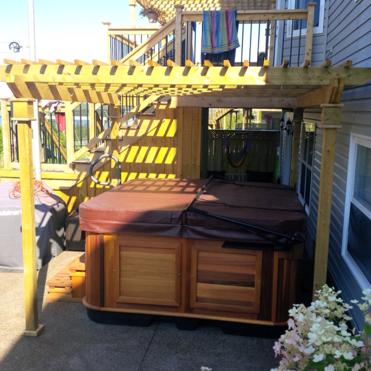 Hot Tub Pergola 1