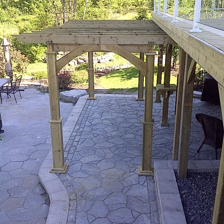 Under Deck Paver Patio 2