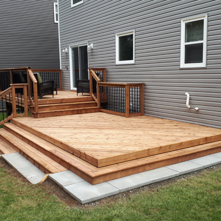 Wrap Around Deck Stairs 1