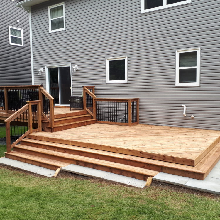 Wrap Around Deck Stairs 5