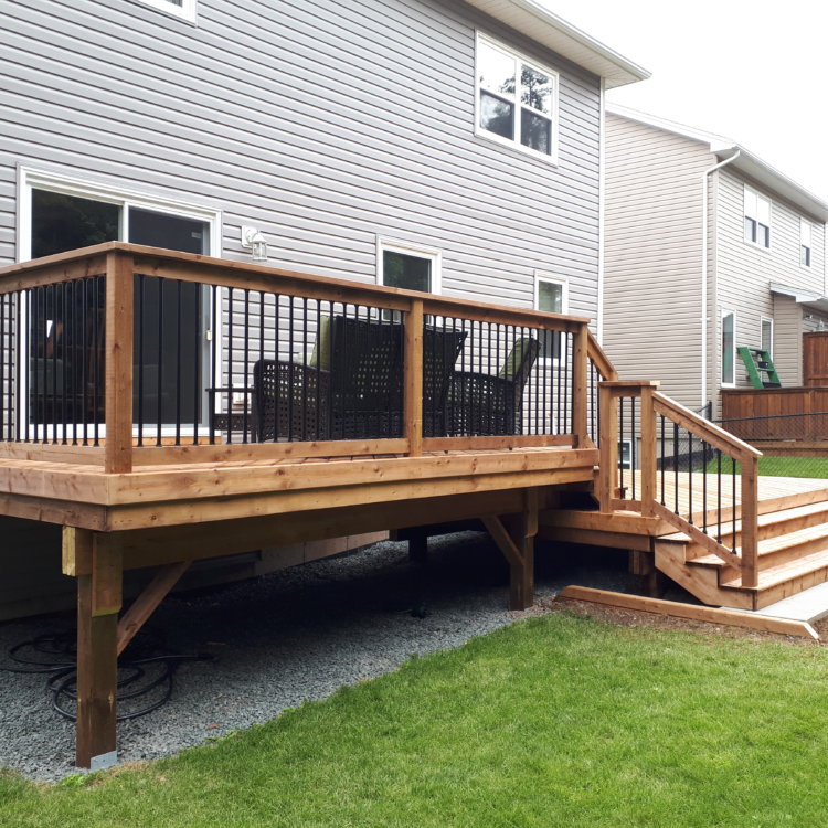 Wrap Around Deck Stairs 4