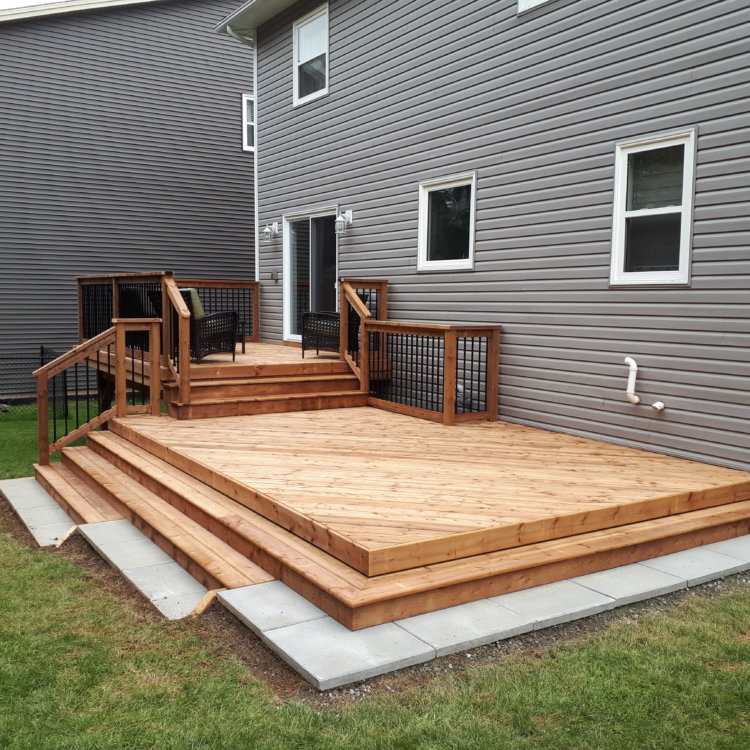 Wrap Around Deck Stairs 3