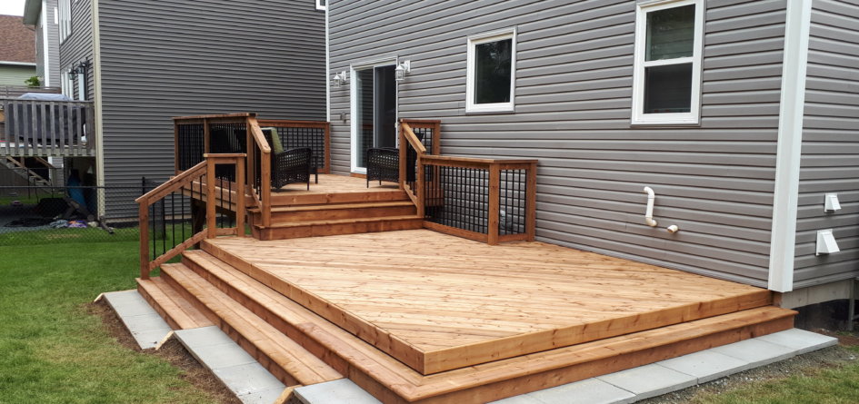 Wrap Around Deck Stairs