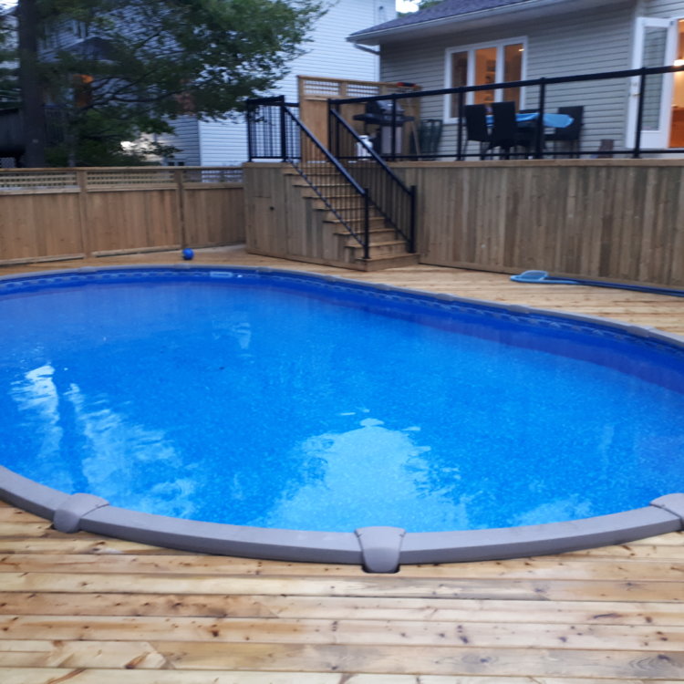 Above Ground Pool Deck 2