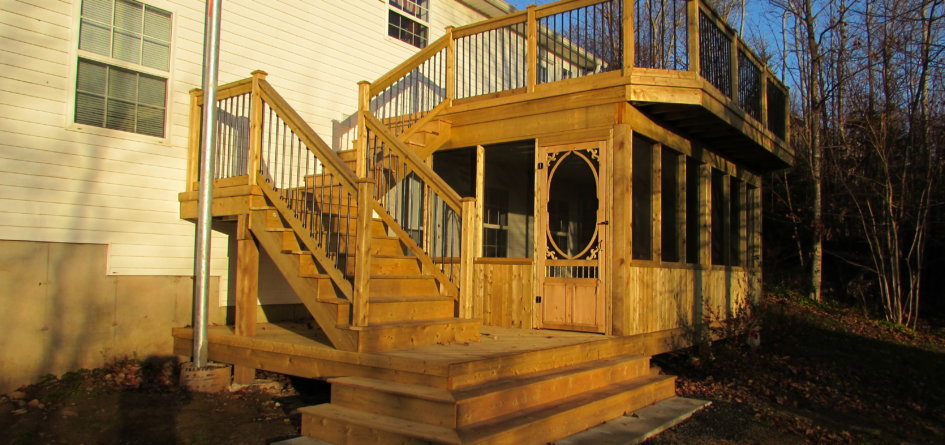 Golden Hour Screen Porch