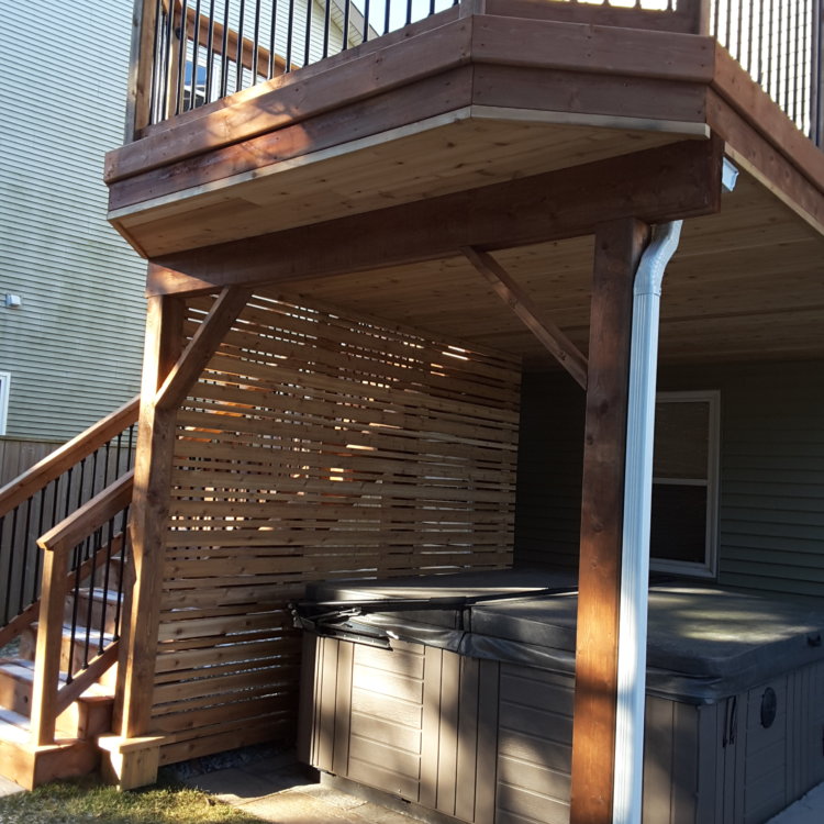 Hot Tub Deck 1