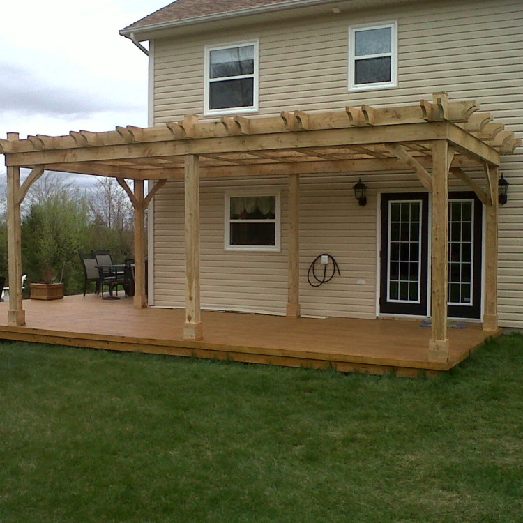 Large Pergola Dress Up a Flat Deck 5