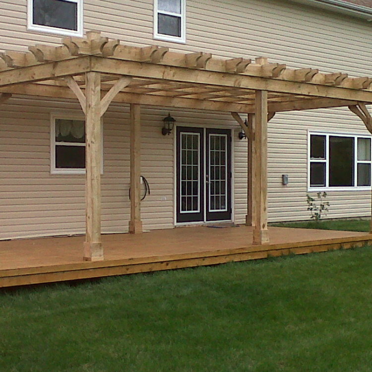 Large Pergola Dress Up a Flat Deck 3