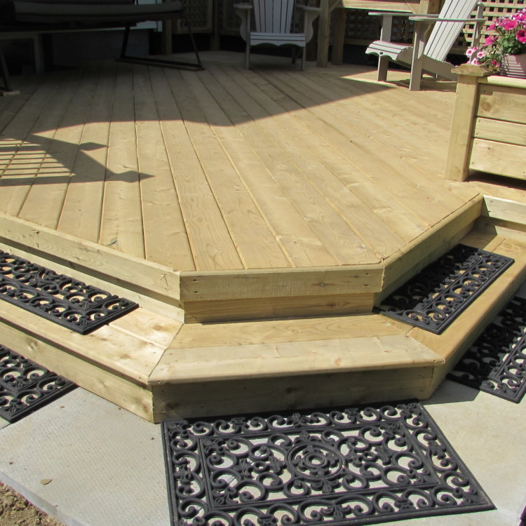 Flared Deck Stair Designs 4