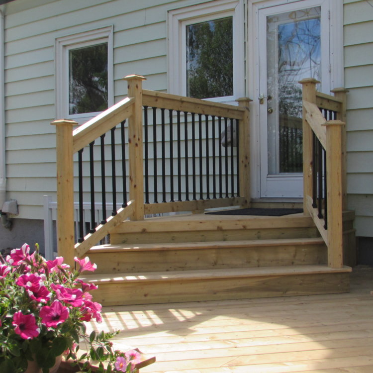 Flared Deck Stair Designs 5