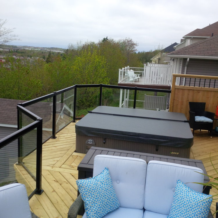 Hot Tub Inset in Deck 5