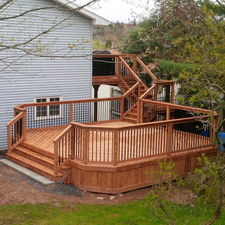 Two Level Deck Design 1