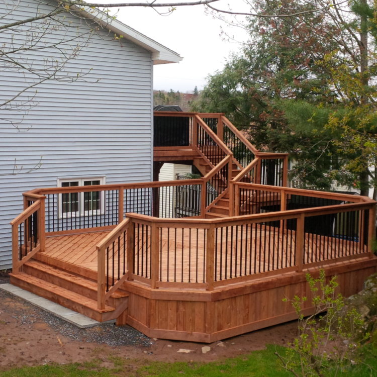 Two Level Deck Design 4