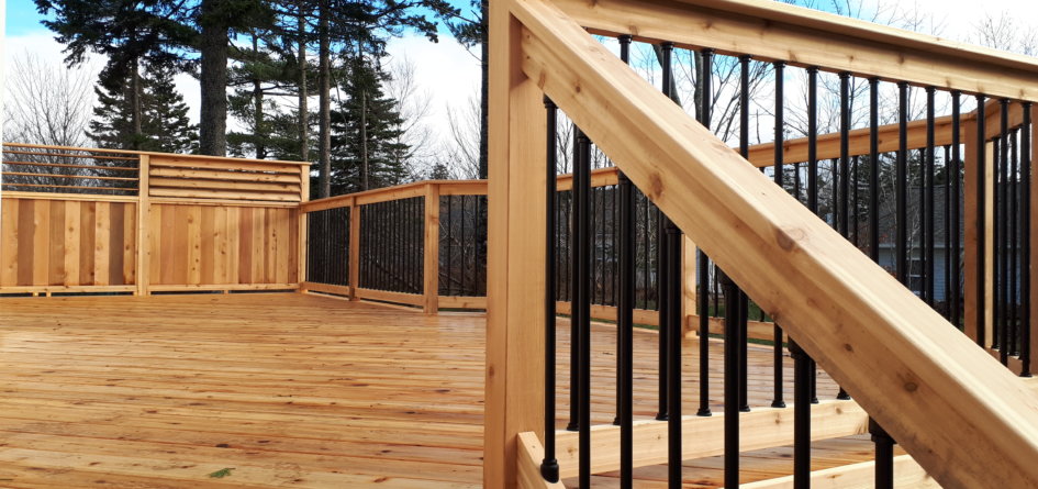 Western Red Cedar Deck