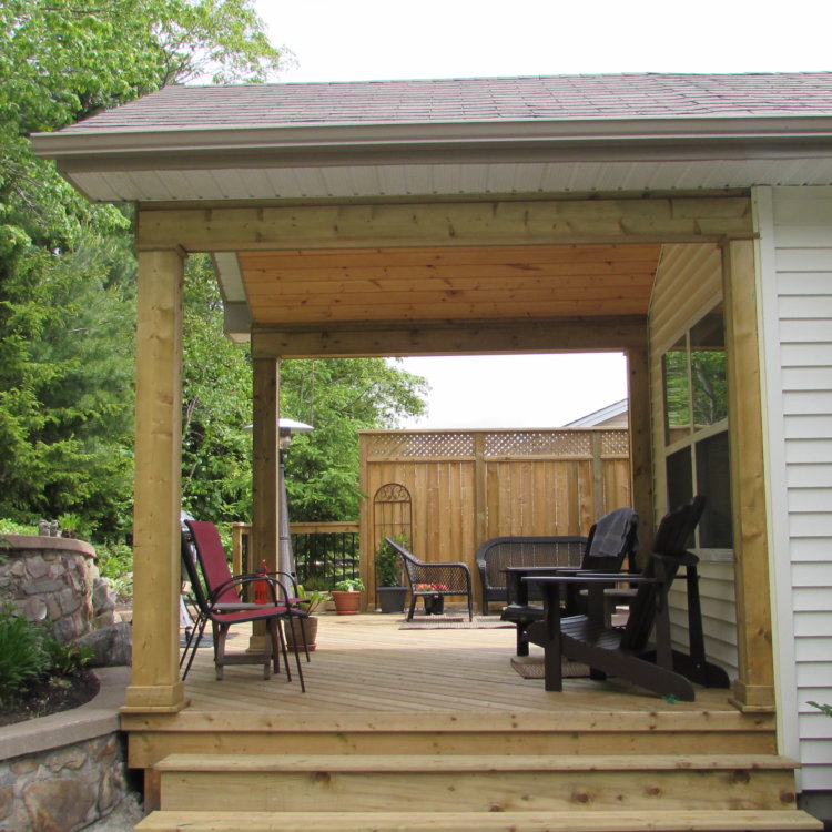 Roof Extension Over Your Deck 2