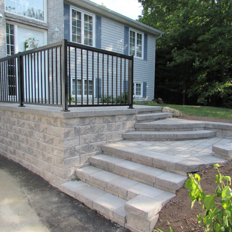 Stone Steps Entryway 1