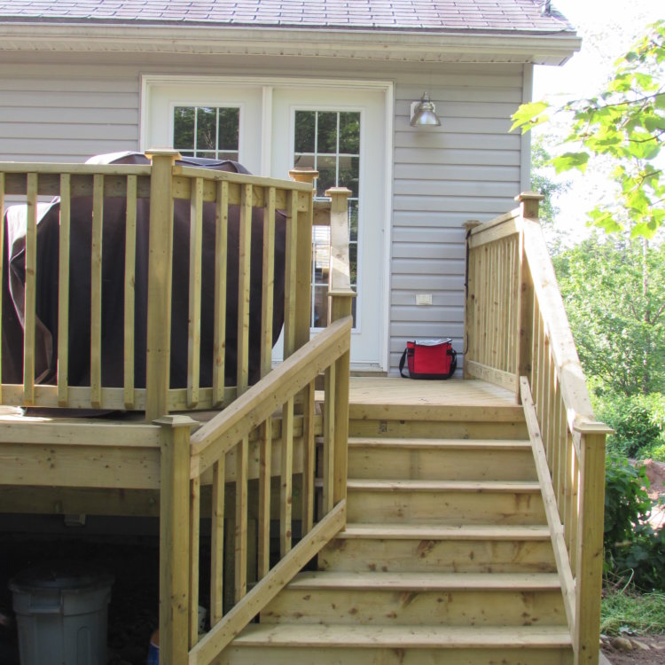 Flared Deck Stair Designs 3