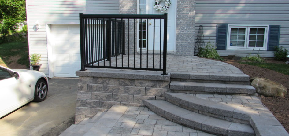 Stone Steps Entryway