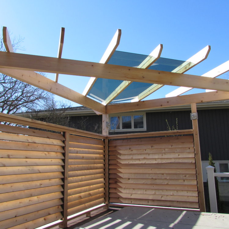 Hot Tub Privacy and Shade 2