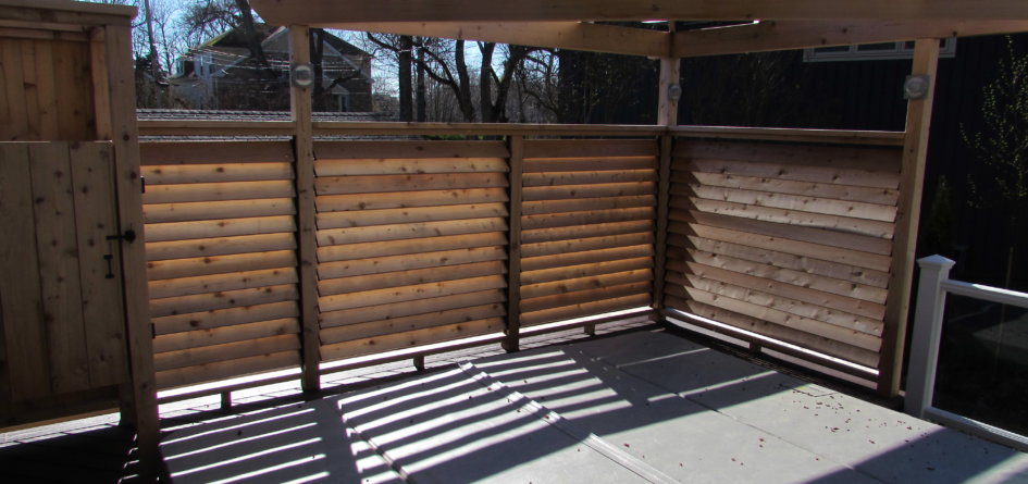 Hot Tub Privacy and Shade