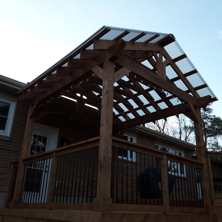 Acrylic Panel Pergola 3