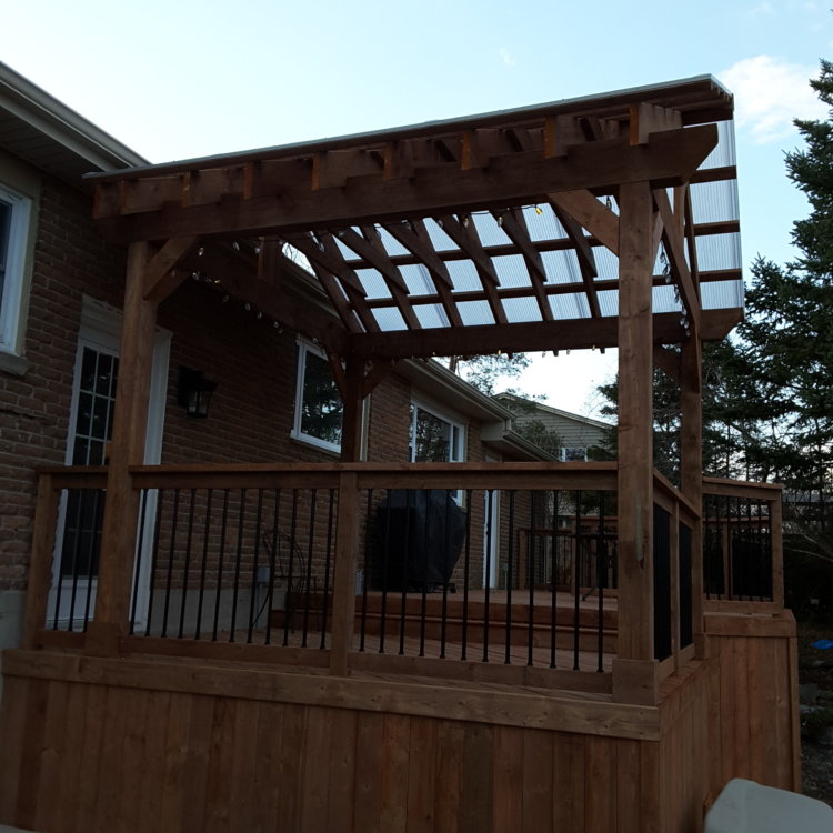 Acrylic Panel Pergola 5