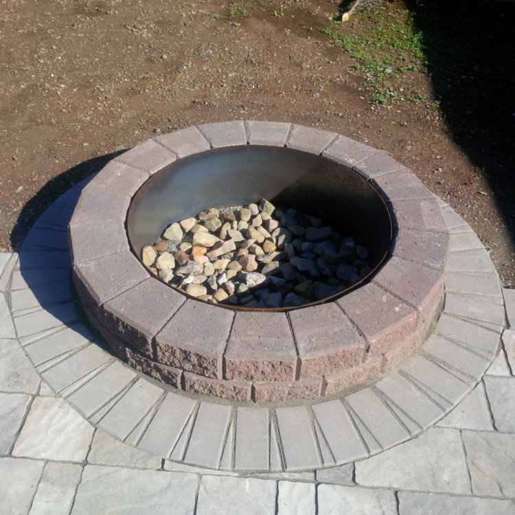 Stone Fire Pit Patio 3