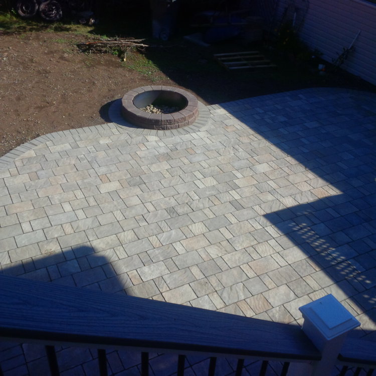 Stone Fire Pit Patio 4