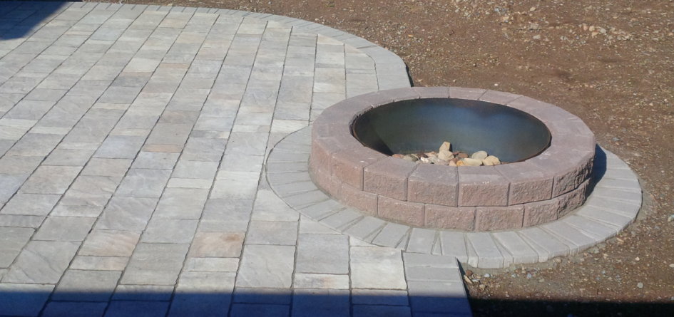Stone Fire Pit Patio