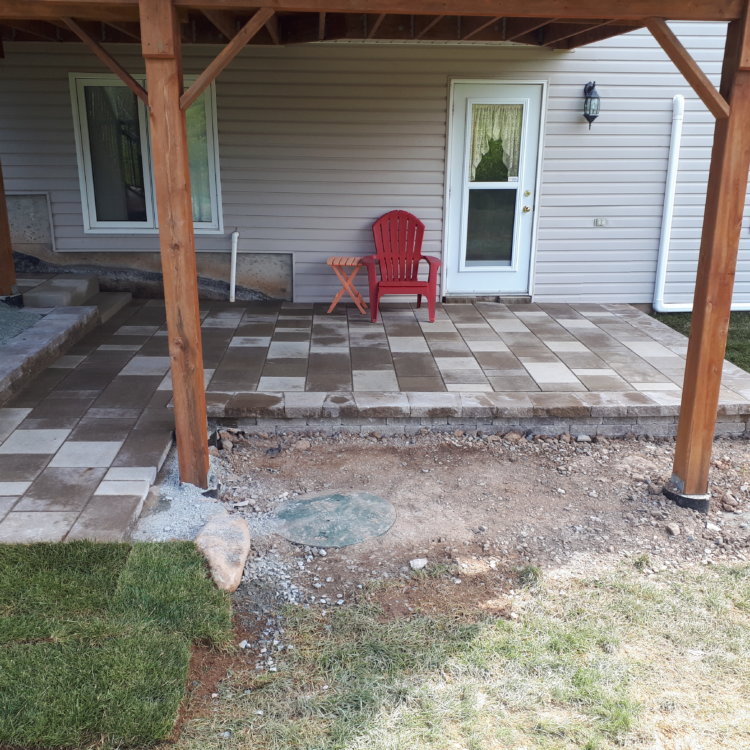 Paver Patio Techo Bloc Blu 4