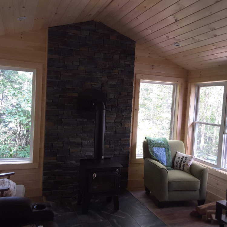 Home Addition With Fireplace 6