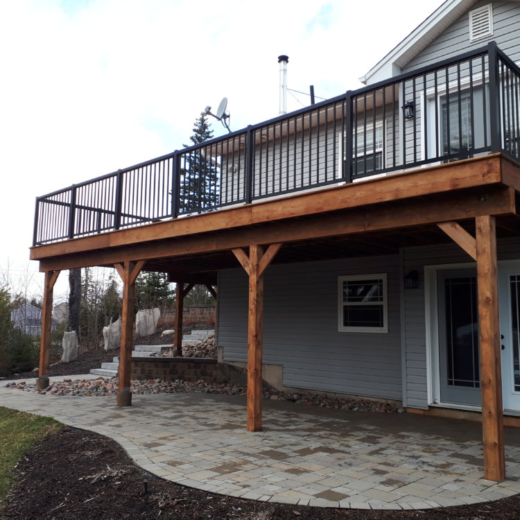 Under Deck Patio 2