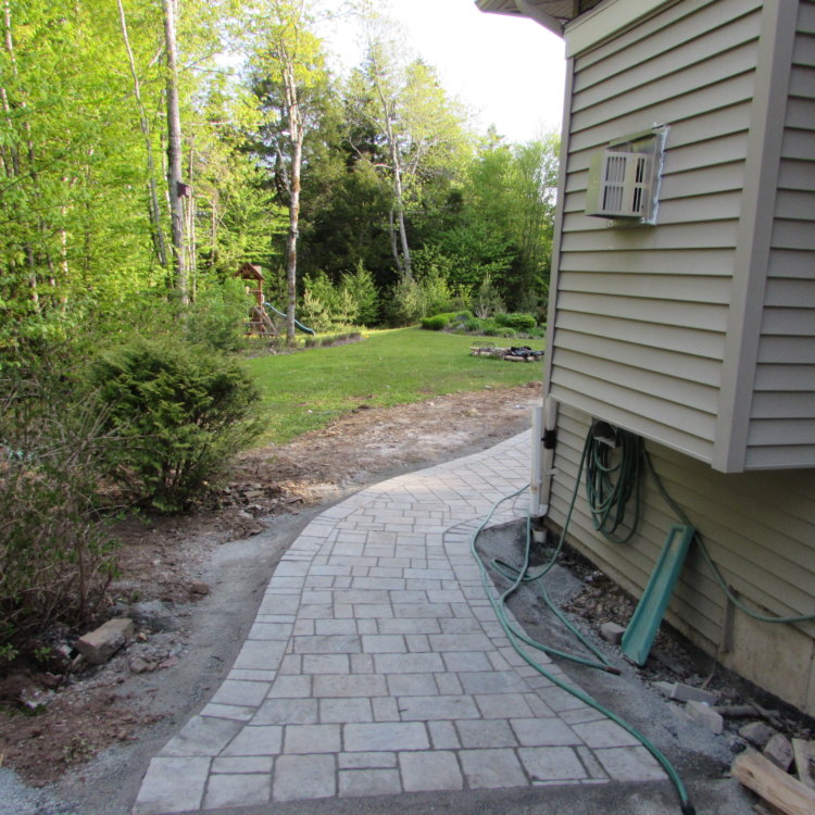 Combination Western Red Cedar Deck & Paver Patio 3