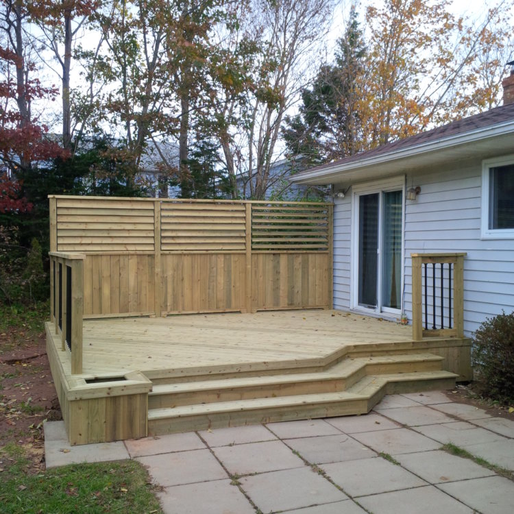 Flared Deck Stair Designs 1