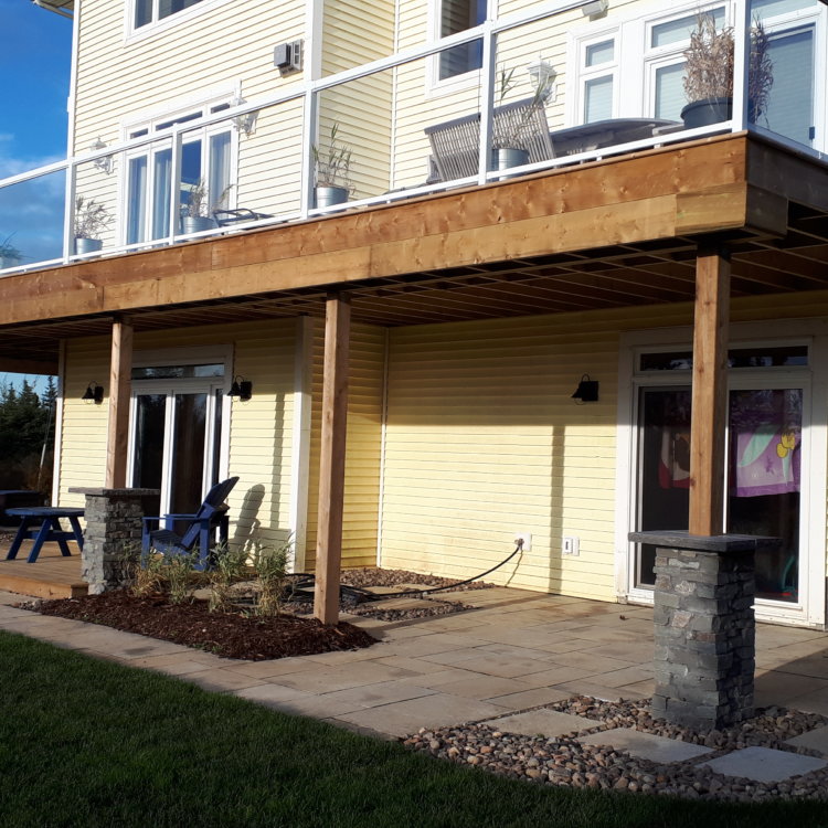 Wrap Around Deck With a View