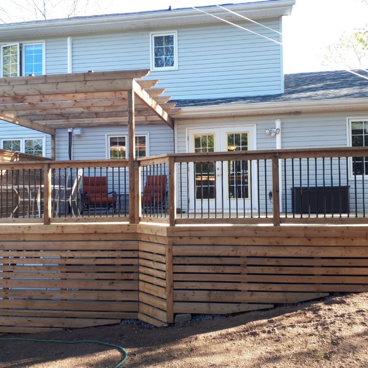 Brown Pressure Treated Deck 5