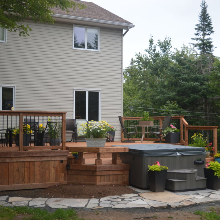 Hot Tub Deck Design 6