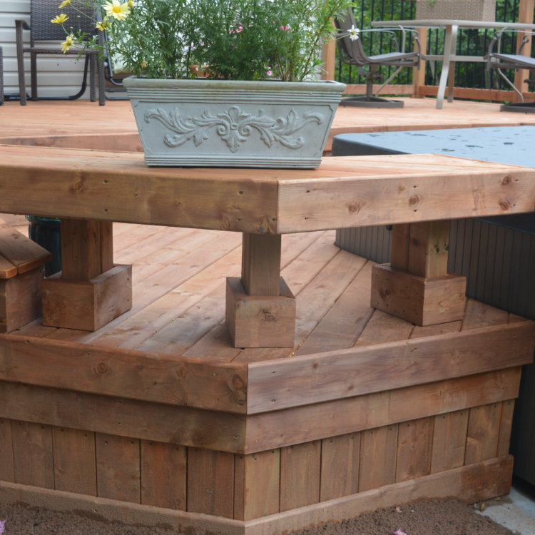 Hot Tub Deck Design 2