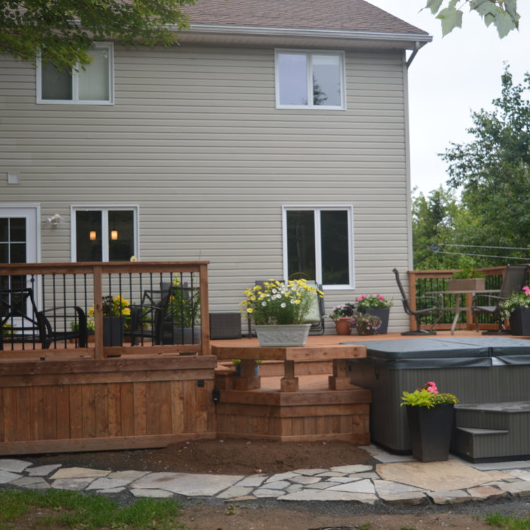 Hot Tub Deck Design 1