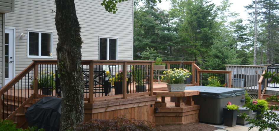 Hot Tub Deck Design