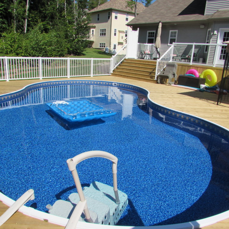 Rear Deck With Pool 2