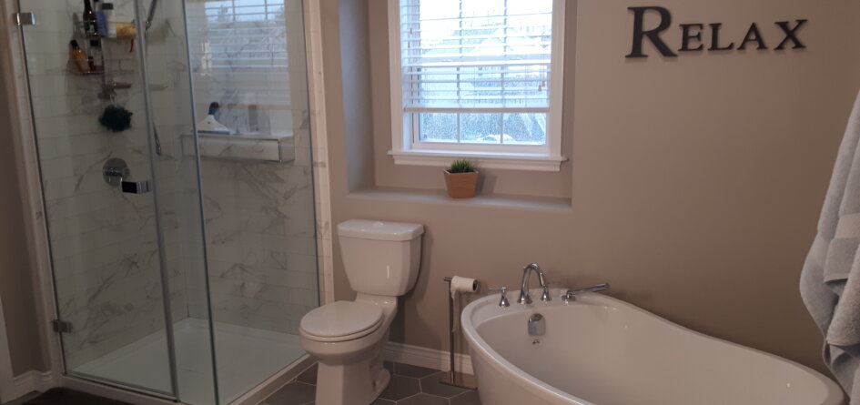 Bathroom Built to Relax In