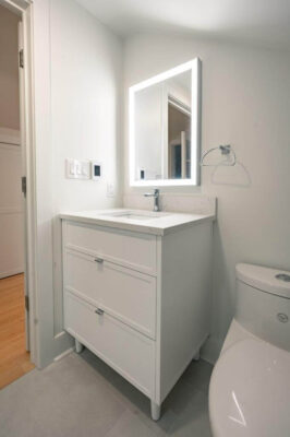bathroom renovation project