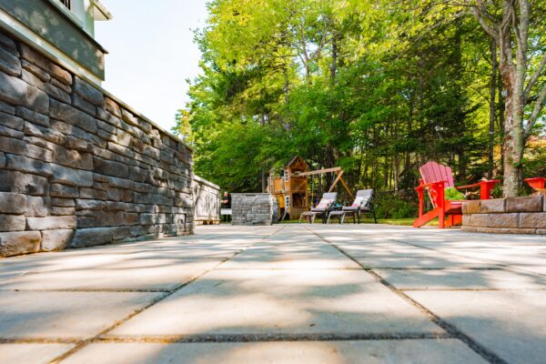 outdoor living Hardscaping project